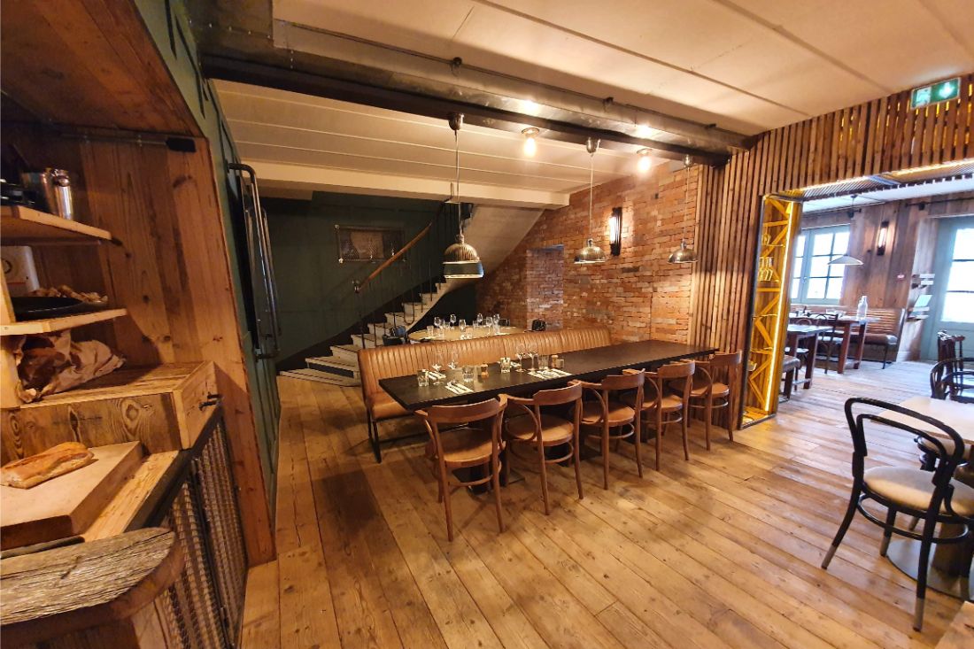 banquette ambiance bistrot